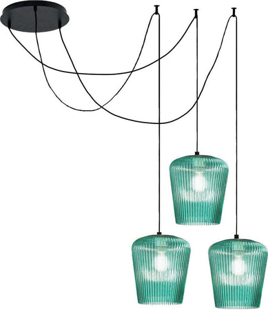 Sospensione-vetro-verde-Gea-Luce-NUMA-BT3-VE-E27-LED-lampada-soffitto-decentramento-moderna
