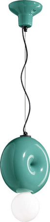 Sospensione-Vintage-Decò-Bumbum-1-Elemento-Ceramica-Turchese-1-Luce-E27