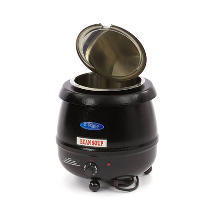 Bollitore per Zuppa - 10L - Pentola Interna Rimovibile - con Incavo per il Cucchiaio