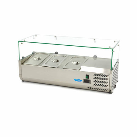 Vetrina Refrigerata Portacondimenti - 95cm - adatto a 3 x 1/3 GN