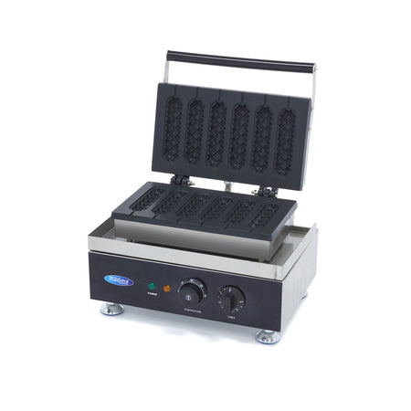 Piastra per Waffle - 6 Bastoncini - Corn Dogs - Modello a Diamante