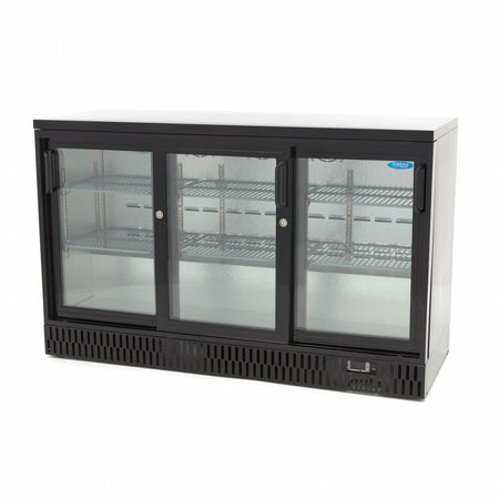 Frigo per Bevande - 3 Porte Scorrevoli - 6 Ripiani Regolabili