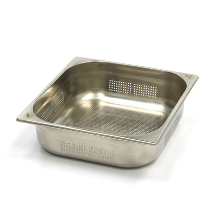Contenitore Gastronorm - 2/3 GN - Profondità 10cm - Acciaio Inox - Forato