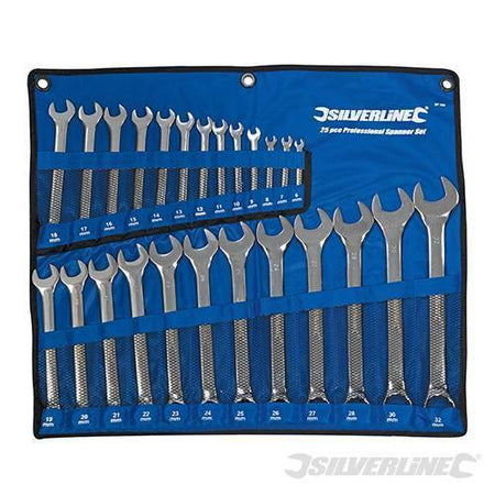 Set di chiavi combinate meccanica 6 - 32 mm Silverline 25 p.zi Silverline