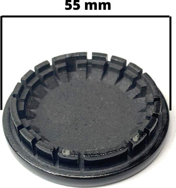 Spartifiamma-cucina-gas-Candy-Gasfire-medio-nero-lucido-originale-ø-55-mm