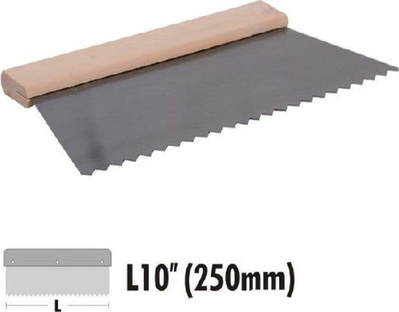 Spatola Dentata Raschietto Trapezoidale Acciaio Impugnatura Legno 10? 25cm 90455 Fai da te/Utensili elettrici e a mano/Utensili a mano/Raschietti Trade Shop italia - Napoli, Commerciovirtuoso.it