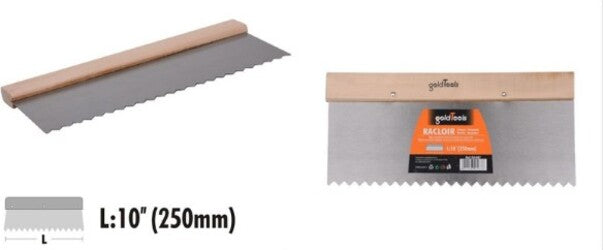 Spatola-Raschietto-Dentato-Acciaio-Impugnatura-Legno-10″-250mm-Ferramenta-90467