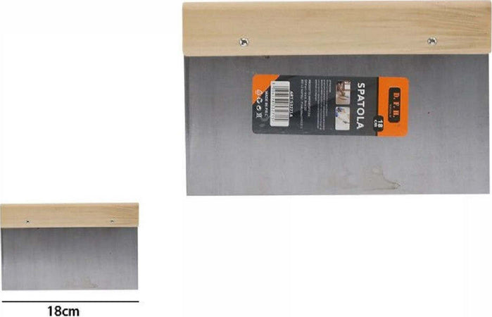 Spatola Stecca Pareti Stucco In Acciaio Impugnatura Legno 18 Cm Pittore 53271a Casa, arredamento e bricolage > Bricolage e fai da te > Utensili Manuali Trade Shop italia - Napoli, Commerciovirtuoso.it