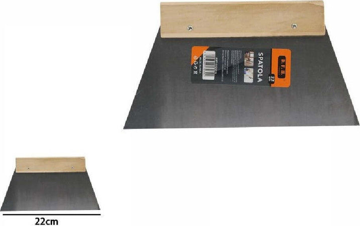 Spatola Trapezoidale Per Stucco In Acciaio Manico In Legno 22 Cm Pittore 53269a Casa, arredamento e bricolage > Bricolage e fai da te > Utensili Manuali Trade Shop italia - Napoli, Commerciovirtuoso.it