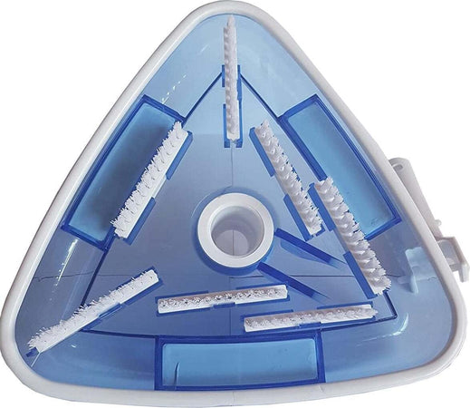 Spazzola aspirafango aspiratore triangolare per pulizia piscina testa aspirante