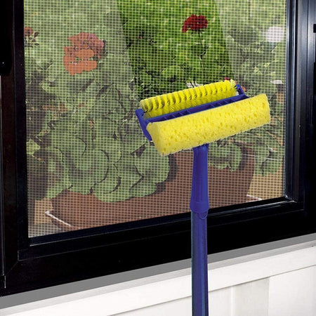 Spazzola di pulizia per zanzariera con attacco manico universale Casa e cucina/Detergenti e prodotti per la pulizia/Strumenti di pulizia/Pagliette e spazzole per pulire La Zappa - Altamura, Commerciovirtuoso.it