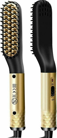 Spazzola Elettrica Multifunzione per Barba e Capelli Riscaldata Antiscottatura 30W