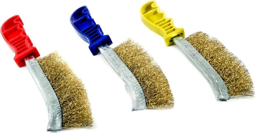 SPAZZOLA METALLICA CURVA PER FERRO SMERIGLIA ACCIAIO OTTONATO PER BARBECUE Fai da te/Utensili elettrici e a mano/Utensili a mano/Spazzole metalliche Trade Shop italia - Napoli, Commerciovirtuoso.it