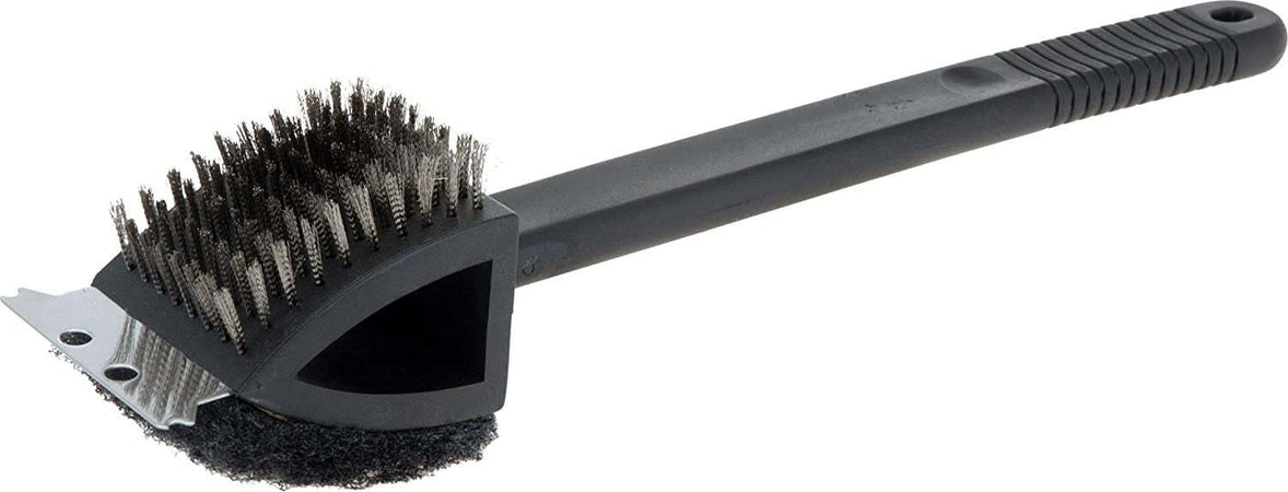 Spazzola per Barbecue, in Acciaio Inox, 3 in 1, 8 x 8 x 37 cm, Colore: Nero Giardino E Giardinaggio/barbecue E Picnic/accessori per Barbecue E Affumicatori/spazzole per Barbecue Scontolo.net - Potenza, Commerciovirtuoso.it