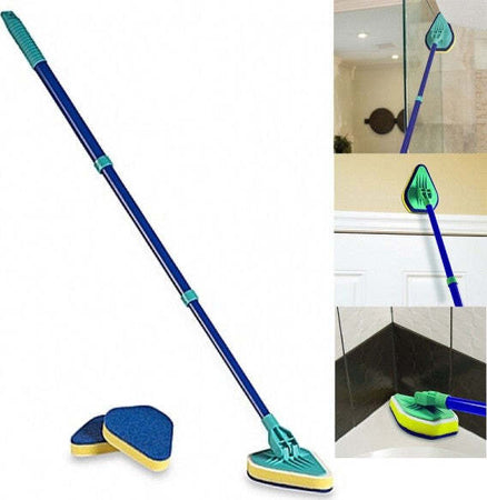 Spazzola-Pulisci-Piastrelle-Finestre-Bagni-Allungabile-3-In-1-Clean-Reach