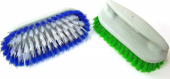 Spazzola-Spazzole-3-Pezzi-Ovale-Setole-Rigide-Pulizia-Manico-Plastica-Lucidatura