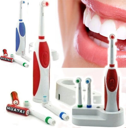 Spazzolino Per Denti Elettrico Con Testine Intercambiabili Corpo Impermeabile Salute e cura della persona/Igiene dentale/Spazzolini da denti e accessori/Spazzolini da denti elettrici e accessori/Spazzolini da denti elettrici/Spazzolini rotanti Trade Shop italia - Napoli, Commerciovirtuoso.it