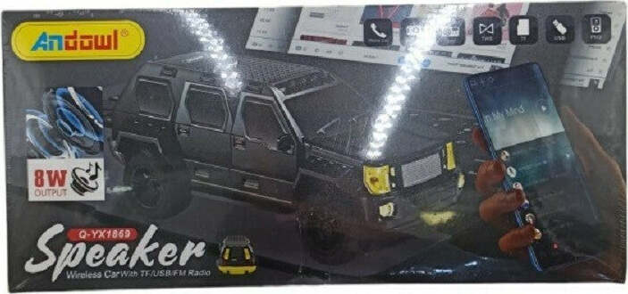 Speaker Bluetooth Auto 8w Q-yx1869 Altoparlante Wireless Ricaricabile Con Radio Elettronica/Audio e video portatile/Accessori/Casse portatili e Docking Station con altoparlanti/Casse portatili Bluetooth Trade Shop italia - Napoli, Commerciovirtuoso.it