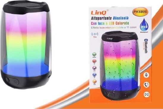 Speaker-Portatile-Cassa-Bluetooth-Con-Luce-Colorate-Led-Usb-Tf-Vivavoce-Pk6806