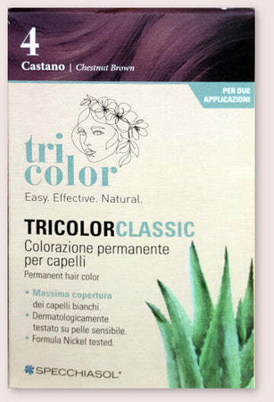 Specchiasol Tricolor Classic N 4 Castano Colorazione Permanente Capelli