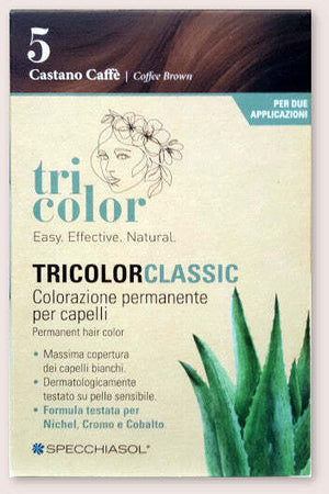 Specchiasol Tricolor Classic N 5 Castano Caffè Colorazione Permanente Capelli