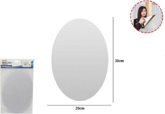Specchio-Adesivo-Forma-Ovale-Adesiva-Murale-Arredamento-Casa-20-X-30-Cm