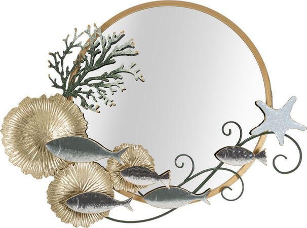 Specchio-D-Muro-Fish-Cm-88,9X7,6X65,4