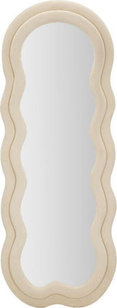 Specchio-Da-Muro-Miki-Velluto-Crema-Cm-60X4X160