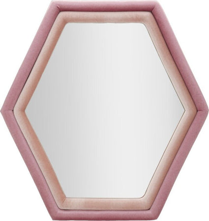 Specchio-Da-Muro-Tony-Velluto-Rosa/Mix-Cm-75X4X80
