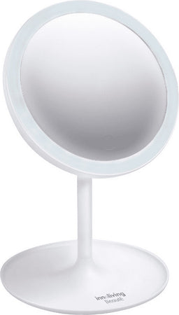 Specchio luminoso LED ruotabile 180° visione reale luminosità regolabile, Innoliving INN-803 Bellezza/Accessori e strumenti di bellezza/Strumenti e accessori per trucco/Specchi cosmetici e specchietti compatti Innoliving - Ancona, Commerciovirtuoso.it