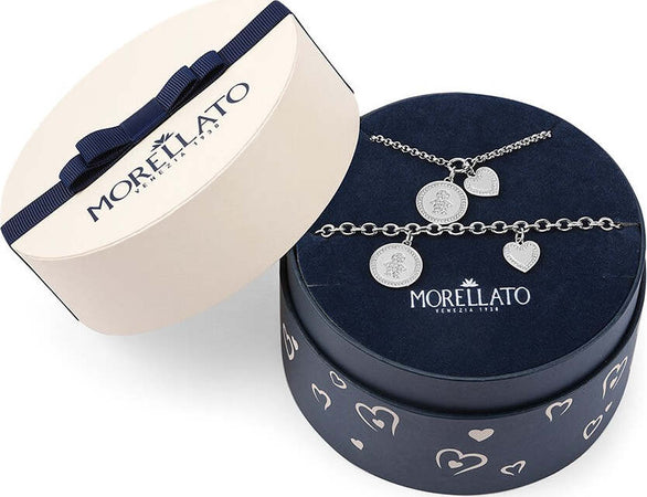 Special-Set-MORELLATO-Love-collana-/-bracciale-acciaio-cuore-/-albero-vita