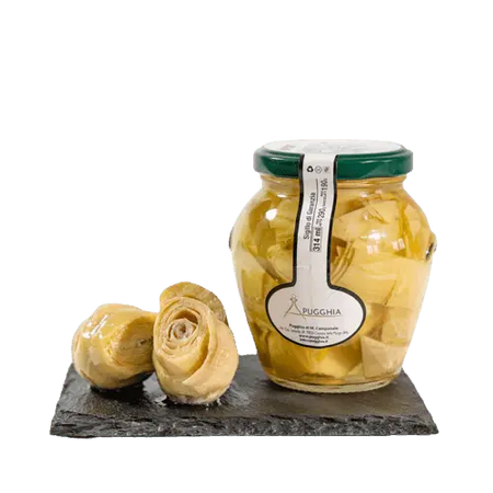 Spicchi di carciofi sottolio da 314 g. - Pugghia