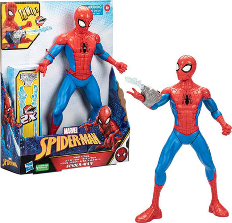 Spider-Man-Marvel-Thwip-Action-Figure-con-Web-Blaster-Personaggio-Idea-Regalo