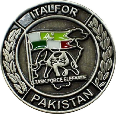Spilla Italfor Pakistan Task Force Elefante Con Clip Sport e tempo libero/Accessori/Trofei medaglie e premi/Placche Il Distintivo - Pesaro, Commerciovirtuoso.it