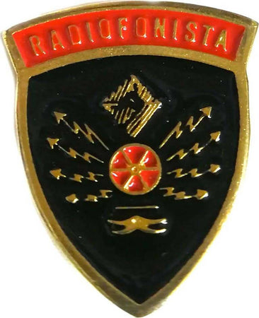 Spilla Radiofonista In Metallo Distintivo Con Clip Sport e tempo libero/Accessori/Trofei medaglie e premi/Placche Il Distintivo - Pesaro, Commerciovirtuoso.it