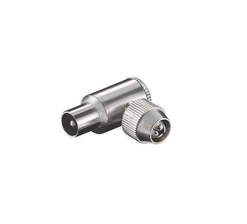 Spina TV professionale 90° Maschio
