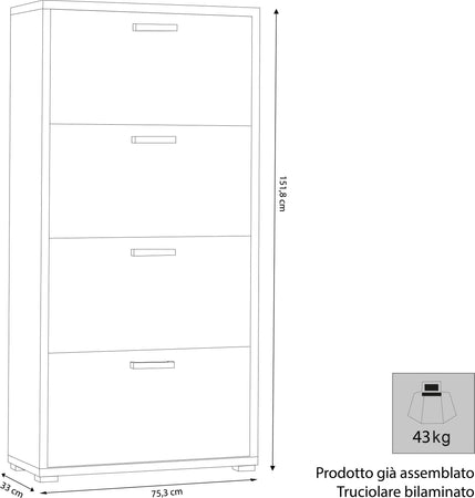SPINE---scarpiera-4-ante-a-ribalta-Marrone-Milani-Home