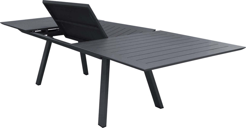 SPLENDOR---tavolo-da-giardino-allungabile-in-alluminio-200/300x111-Antracite-Milani-Home
