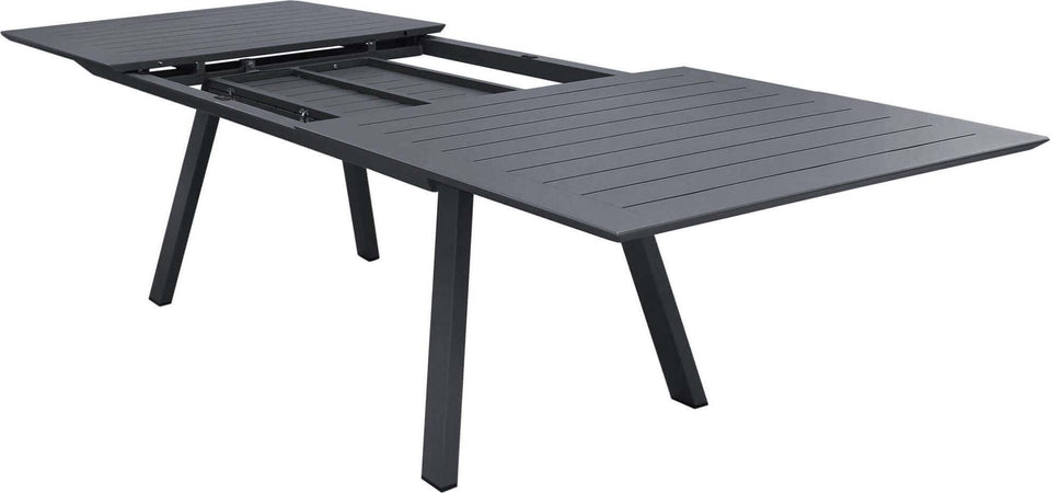 SPLENDOR---tavolo-da-giardino-allungabile-in-alluminio-200/300x111-Antracite-Milani-Home