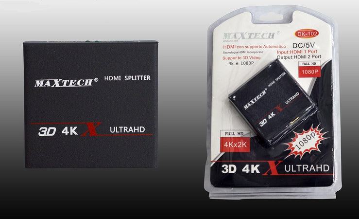 Splitter Sdoppiatore 2 Porte Usb Hdmi Full Hd 1080p Tv Ps3 Xbox 3d 4k Maxtech Dk-102 Elettronica/Home Cinema TV e video/Attrezzatura satellitare/Impianti satellitari/Splitter Trade Shop italia - Napoli, Commerciovirtuoso.it