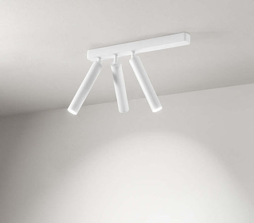 Spot-Contemporaneo-Bambù-Alluminio-Bianco-3-Led-Integrato-10W