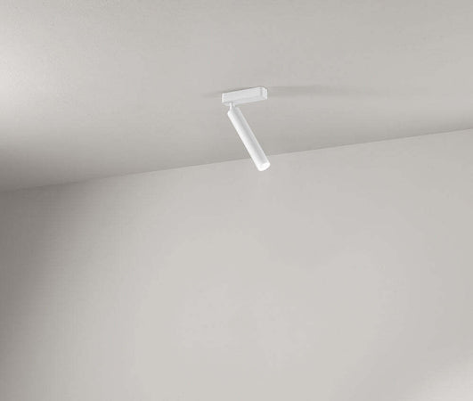 Spot-Contemporaneo-Bambù-Alluminio-Bianco-Led-Integrato-10W