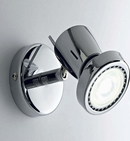 Spot-Illuminando-EROS-1-GU10-7W-LED-3000°K-faretto-orientabili-metallo-cromo-moderno-interno