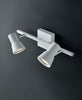 Spot-Illuminando-TORCIA-2-GU10-LED-faretti-orientabili-moderni-metallo-bianco-moka-interno