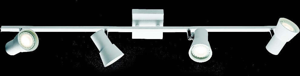 Spot-Illuminando-TORCIA-4-GU10-LED-spot-orientabili-moderno-metallo-moka-bianco-interno