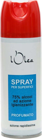 Spray Igienizzante per Superfici 75% Alcol Igenizzante Spray Disinfettante Multi Superficie Profumato Senza Risciacquo Casa e cucina/Detergenti e prodotti per la pulizia/Detergenti per la casa/Spray e liquidi disinfettanti L’Olea Biocosmesi - Castelbottaccio, Commerciovirtuoso.it