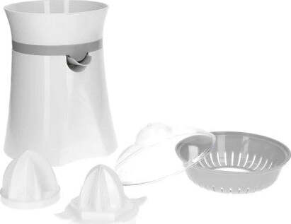 Spremiagrumi-20w-Con-Sistema-A-Pressione-Automatico-2-Testine-Cestello-Filtrante