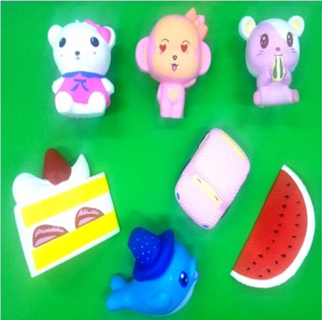 Squishy-Squeeze-Animali-Dolci-Frutta-Morbido-Fragranza-Profumo-Profumato-Stress