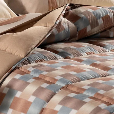 Trapunta singola invernale Caleffi art. River colore ambra