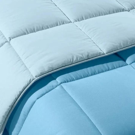 Trapunta matrimoniale invernale Caleffi art.Bicolor colore acquamarina